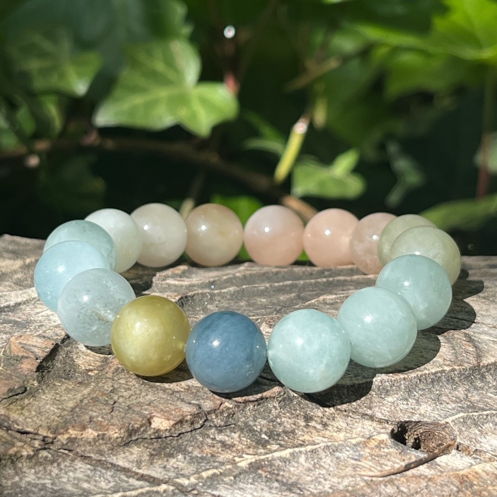 13mm morganite‎ bracelet